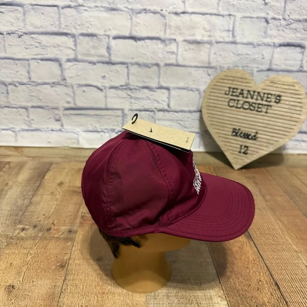 Nike Dri-Fit Trinity Cross Country Featherlight Maroon CJ7082-692 Running Hat